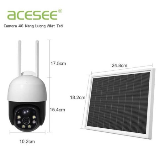 Camera 4G năng lượng mặt trời Acesee