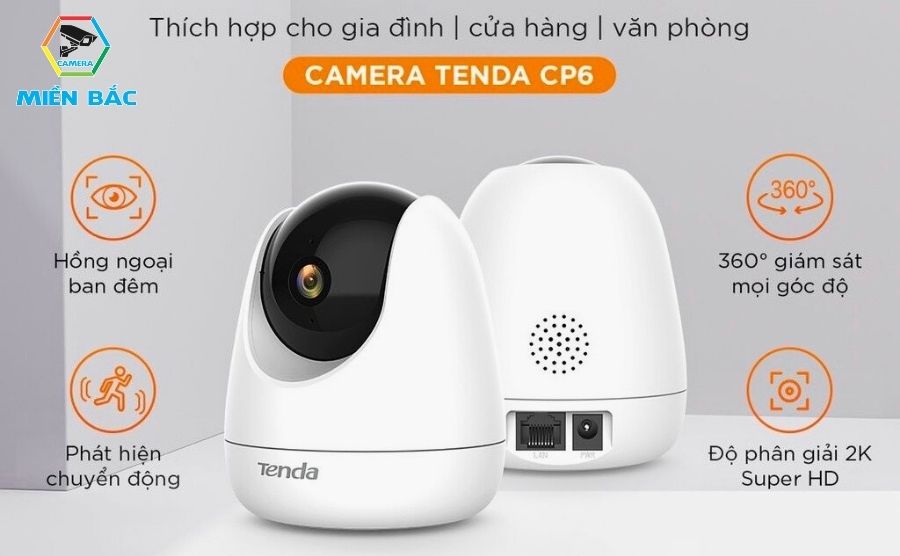 Camera Tenda CP6 giám sát toàn diện