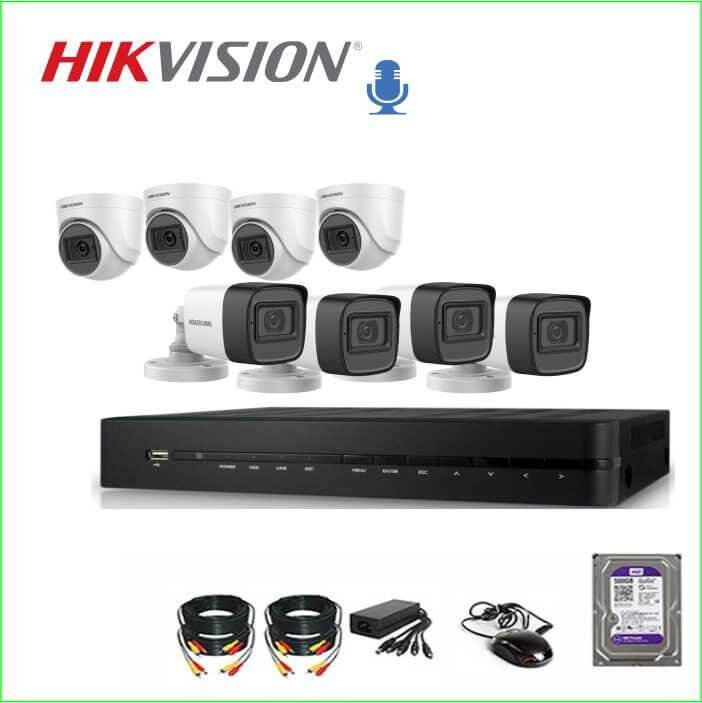 Combo 8 Mắt Camera Hikvision 2.0M