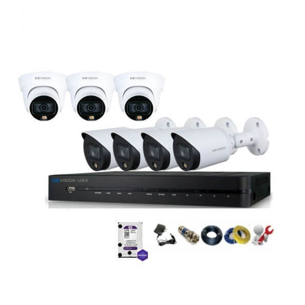 Bộ 7 Mắt Camera KBvision