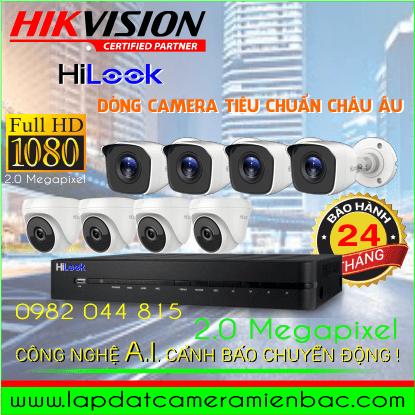 Bộ 8 Mắt Camera Hilook 2.0Mpx