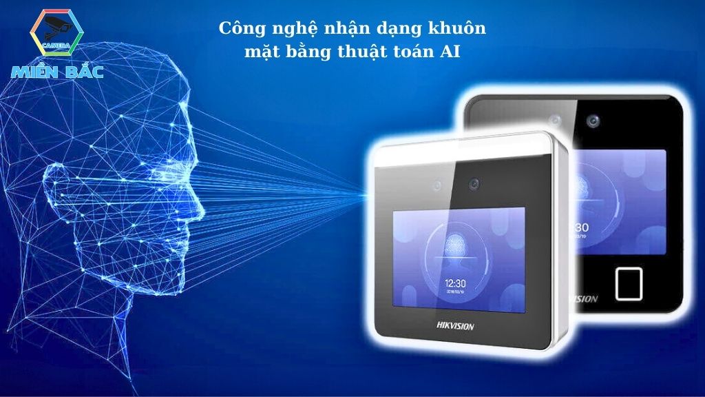 Máy chấm công Hikvision DS-K1A340FWX nhận diện khuôn mặt bằng AI