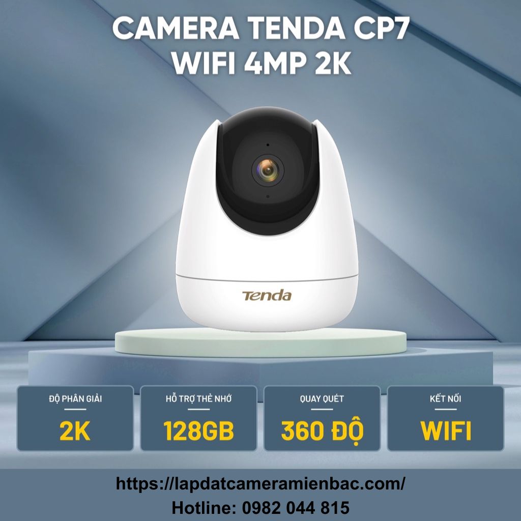 Camera 4MP là gì? Camera Tenda CP7