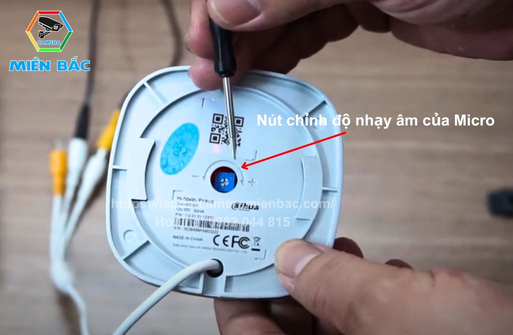 Những lưu ý bạn cần biết khi Lắp mic cho Camera Dahua