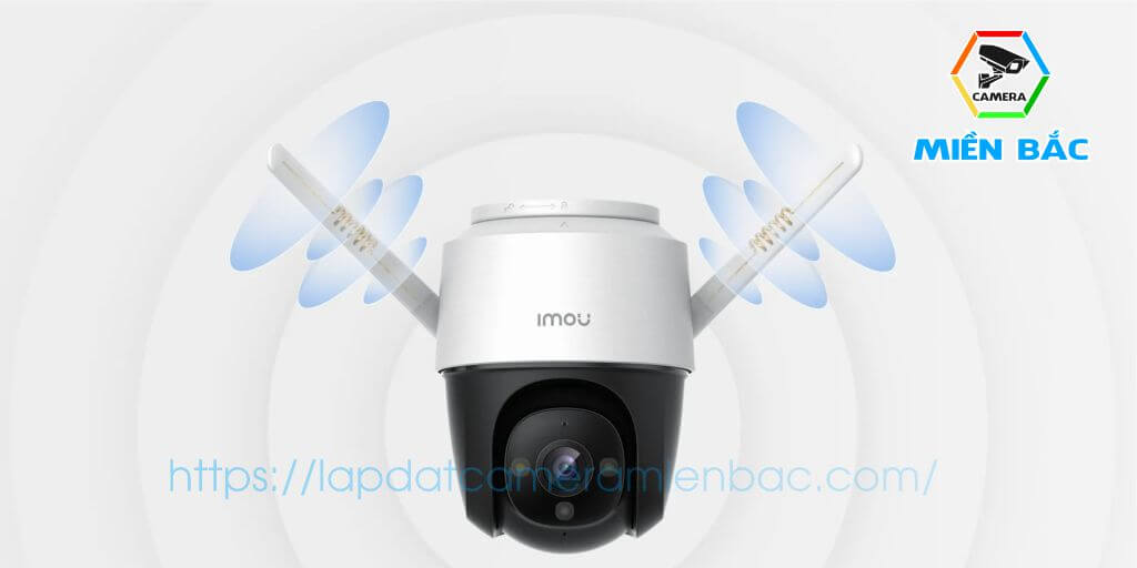 Camera WiFi Ngoài Trời Quay 360 Imou IPC-S22FP 5 Camera Imou IPC-S22FP kết nối mạnh mẽ hơn với ăng-ten kép