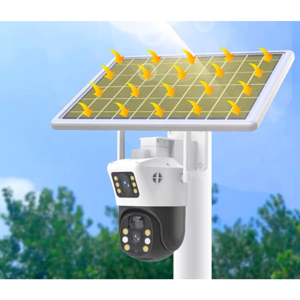 Camera 4G Năng Lượng Mặt Trời 2 mắt Vnet 360 1 camera 4g.vnet