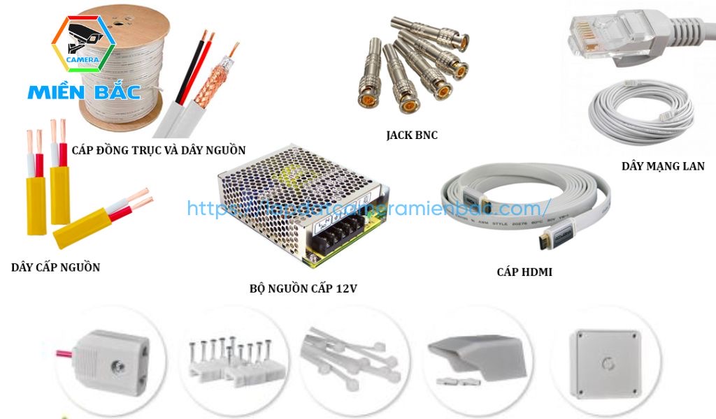 Phụ kiện lắp đặt camera an ninh