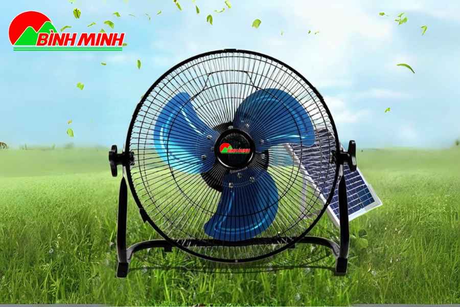 Quạt chân quỳ 118-HY năng lượng mặt trởi, công suất 25W 2 Cấu tạo của Quạt chân quỳ 118-HY