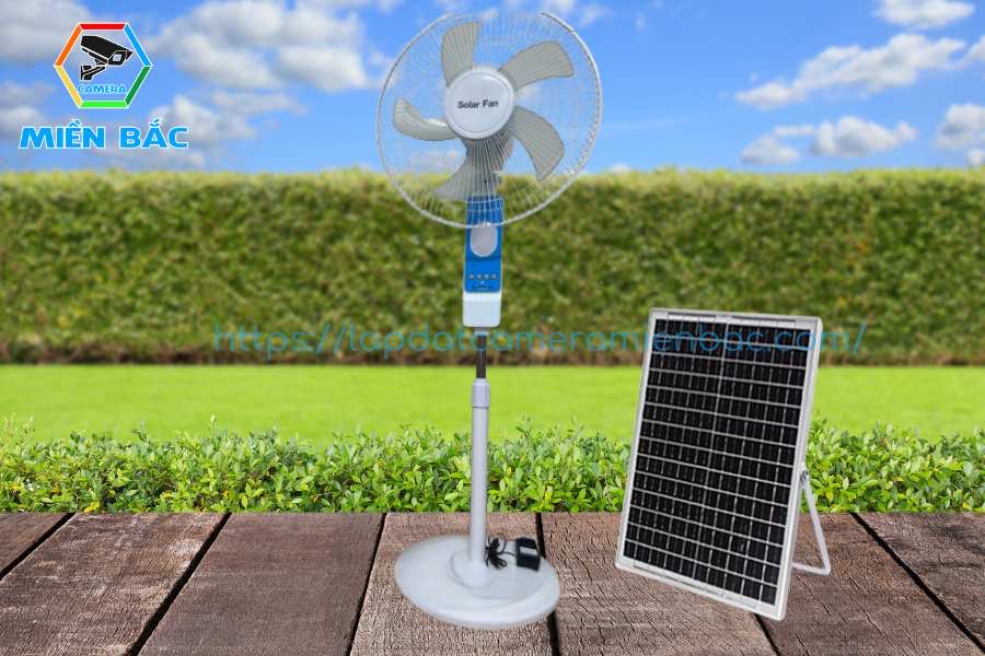 Cấu tạo của Quạt năng lượng mặt trời B203