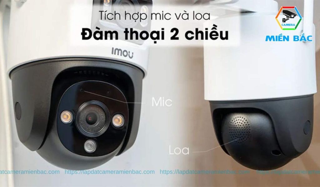 Imou IPC-S7XP-10M0WED hỗ trợ đàm thoại 2 chiều