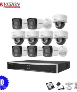 Bộ 10 Camera IP Hikvision 2.0MP có Mic