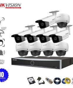 Bộ 10 Camera IP POE Hikvision 8.0MP