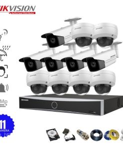 Bộ 11 Camera IP POE Hikvision 8.0MP