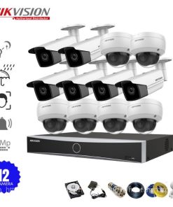 Bộ 12 Camera IP POE Hikvision 8.0MP