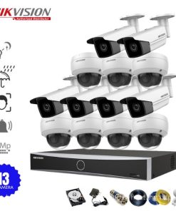 Bộ 13 Camera IP POE Hikvision 8.0MP