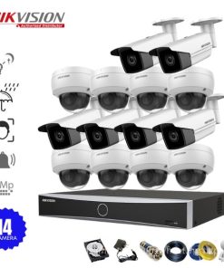 Bộ 14 Camera IP POE Hikvision 8.0MP