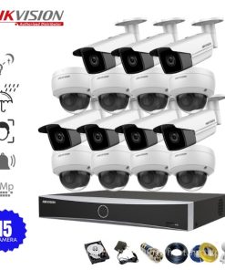 Bộ 15 Camera IP POE Hikvision 8.0MP