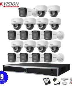 Bộ 19 Camera IP Hikvision 2.0MP có Mic