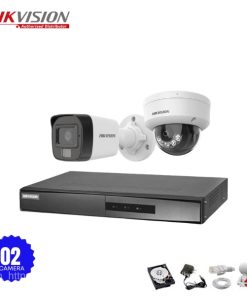 Bộ 2 Camera IP Hikvision 2.0MP có Mic thu âm