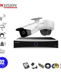 Bộ 2 Camera IP POE Hikvision 8.0MP