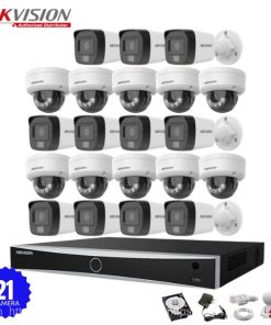 Bộ 21 Camera IP Hikvision 2.0MP có Mic