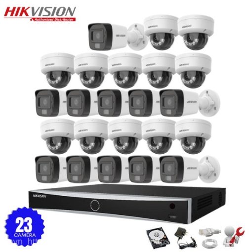 Bộ 23 Camera IP Hikvision 2.0MP có Mic