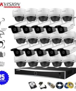 Bộ 25 Camera IP POE Hikvision 8.0MP