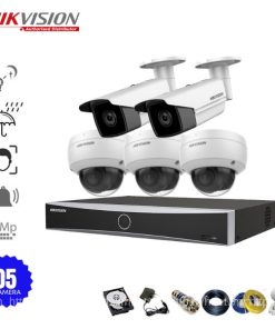 Bộ 5 Camera IP POE Hikvision 8.0MP