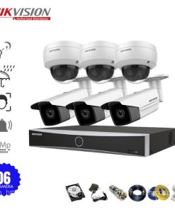 Bộ 6 Camera IP POE Hikvision 8.0MP