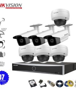 Bộ 7 Camera IP POE Hikvision 8.0MP