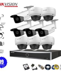 Bộ 9 Camera IP POE Hikvision 8.0MP