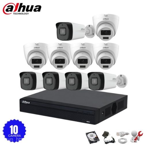 Bộ 10 Camera IP Dahua 2.0MP - Full HD 1080P