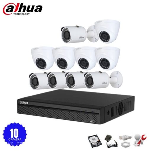 Bộ 10 Camera IP Dahua 4.0MP Quad HD 2K+