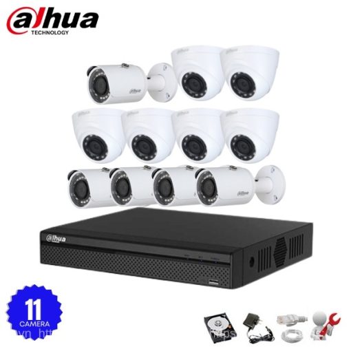 Bộ 11 Camera IP Dahua 4.0MP Quad HD 2K+