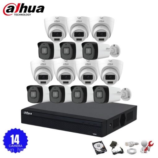 Bộ 14 Camera IP Dahua 2.0MP - Full HD 1080P