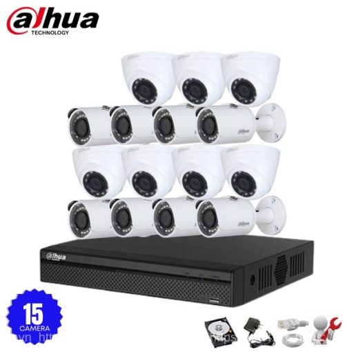 Bộ 15 Camera IP Dahua 4.0MP Quad HD 2K+