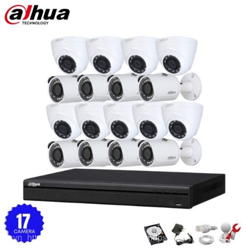 Bộ 17 Camera IP Dahua 4.0MP Quad HD 2K+