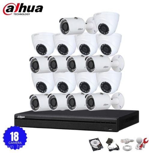 Bộ 18 Camera IP Dahua 4.0MP Quad HD 2K+