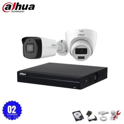 Bộ 2 Camera IP Dahua 2.0MP - Full HD 1080P