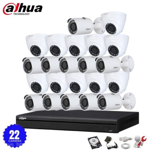 Bộ 22 Camera IP Dahua 4.0MP Quad HD 2K+