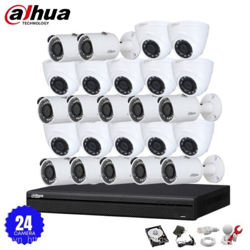 Bộ 24 Camera IP Dahua 4.0MP Quad HD 2K+