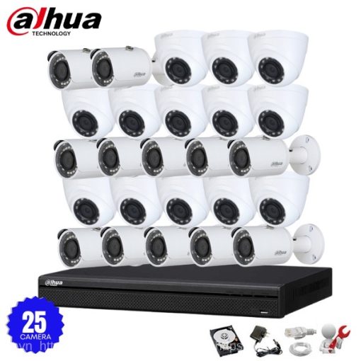 Bộ 25 Camera IP Dahua 4.0MP Quad HD 2K+