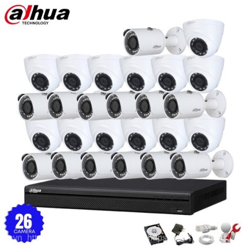 Bộ 26 Camera IP Dahua 4.0MP Quad HD 2K+