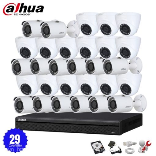 Bộ 29 Camera IP Dahua 4.0MP Quad HD 2K+