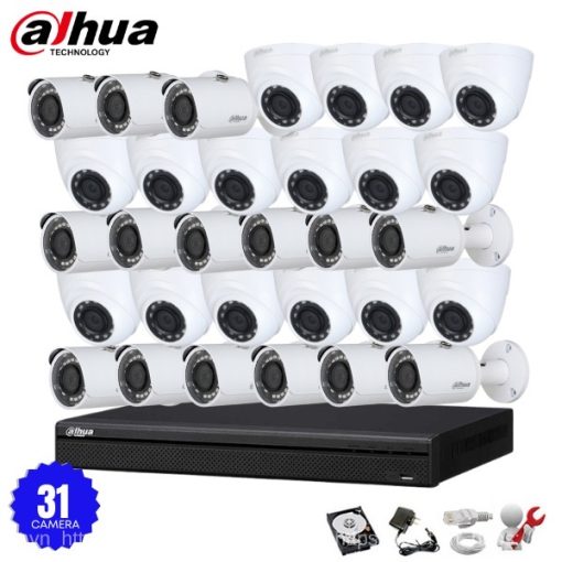 Bộ 31 Camera IP Dahua 4.0MP Quad HD 2K+