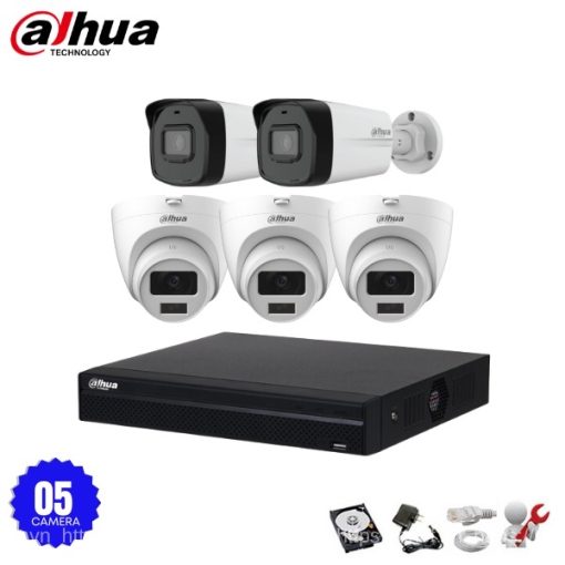 Bộ 5 Camera IP Dahua 2.0MP - Full HD 1080P