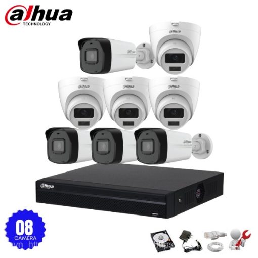 Bộ 8 Camera IP Dahua 2.0MP - Full HD 1080P