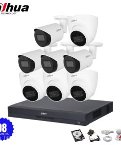 Bộ 8 Camera IP Dahua 8.0MP Ultra HD 4K