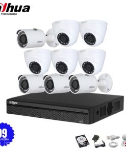 Bộ 9 Camera IP Dahua 4.0MP Quad HD 2K+