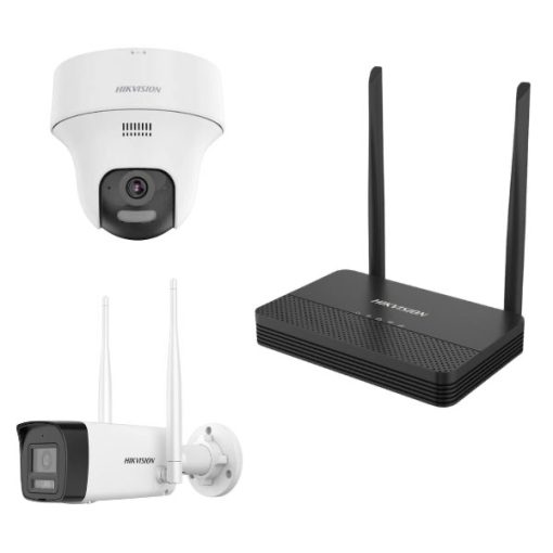 Bộ KIT WIFI 2 camera 2MP - Mix Trong Nhà Và Ngoài Trời